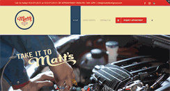 Desktop Screenshot of mattsforeigncar.com